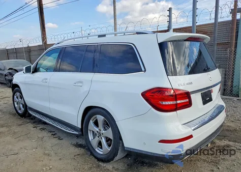 2017 Mercedes-Benz Gls 450 4Matic z USA, uszkodzony, nr VIN 4JGDF6EEXHA977669